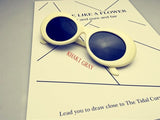 2019 goggle Kurt Cobain glasses oval sunglasses ladies trendy  hot Vintage retro sunglasses Women's white black eyewear UV
